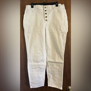 Draper James RSVP high rise skinny jeans with stretch waist